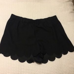 Madewell dressy black shorts